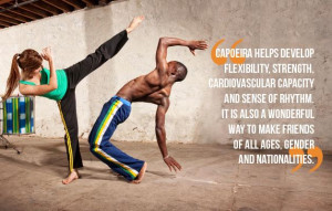 Capoeira, a Brazilian dance-fight