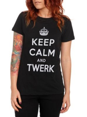 Keep Calm And Twerk Girls T-Shirt