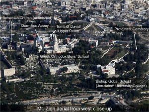 The First Wall runs beneath the Bishop Gobat School (today's Jerusalem ...