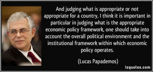 More Lucas Papademos Quotes