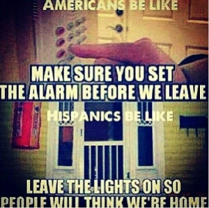 Americans Like Make Sure You Set The Alarm Before Leave
