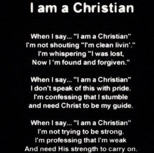 Being christian