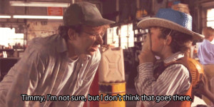 ... not sure, but I don't think that goes there. Little Giants quotes