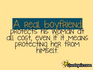 Real Boyfriend Protects His Woman At All Cost, Even If It Means ...
