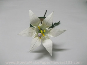 Simple Origami Lily Flower...