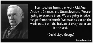 Four specters haunt the Poor - Old Age, Accident, Sickness and ...