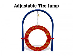 Chien agilité équipement : Tire Jump