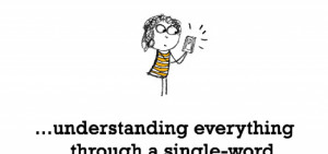 Friendship is, understanding everything through a single-word message.