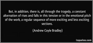 More Andrew Coyle Bradley Quotes