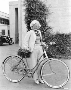Jean & her trusty bicycle. ;) More
