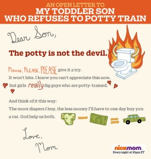 An Open Letter To My Toddler Son Who Refuses To Potty Train