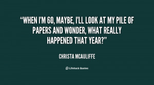 Christa McAuliffe Quotes