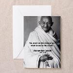 Loyalty to Cause: Gandhi Greeting Cards (Package o