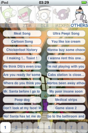 Gir invader Zim Dib Gaz 880+ sounds and quotes pro iPhone App & Review