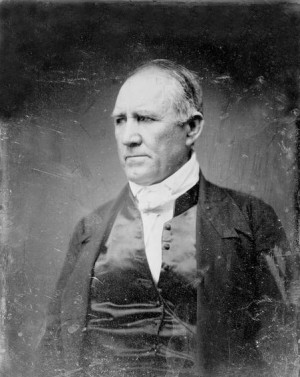 Sam Houston, Texas hero and commander of the Texas Army