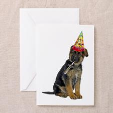 German Shepherd Birthday Card for