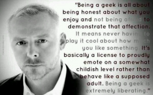 Being a geek