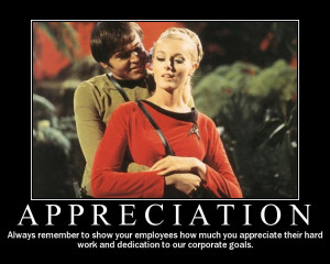 appreciation star trek motivational poster