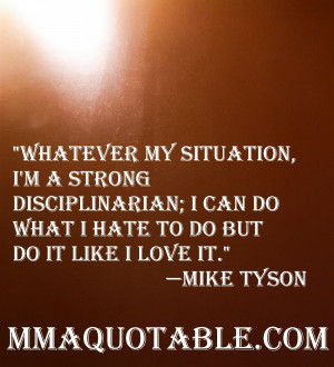 ... MMA. He has shared some great advice for Mixed Martial Arts fighters
