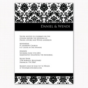 Rehearsal Dinner Invitation Template Quotes