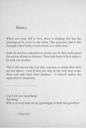 Souls by Lang Leav