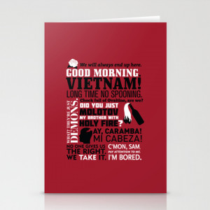 Supernatural - Lucifer Quotes Stationery Cards