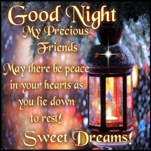 Good Night My Precious Friends
