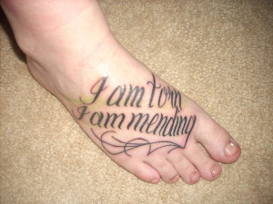 Downloadwild Quote Tattoo Refined Foot Tattoos Quotes