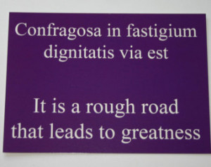 REDUCED PRICE! Latin Quote Postcard - Purple - Rough Road ...