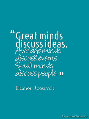 Inspirational Quote by Eleanor Roosevelt