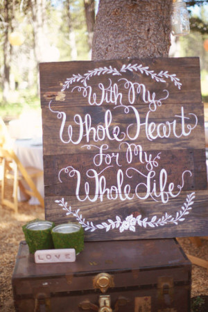 Antique mirrors and glass are the ideal canvas for wedding signs ...