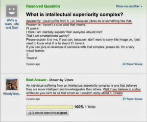 Superiority Complex Funny Superiority complex ?