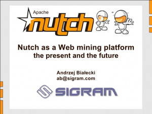 Nutch as a Web data mining platform