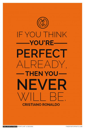 Cristiano Ronaldo Quote on Print. See more at www.finesportsprints ...