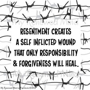 Resentment quote via www.MyRenewedMind.org