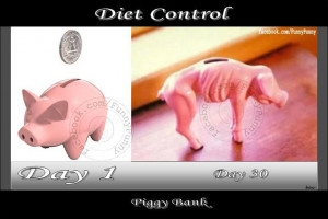 Funny Piggy bank is on financial crisis - But Piggy says 