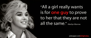 Marilyn's Wisdom: What a girl really wants.