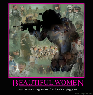 Female Marine Poster
