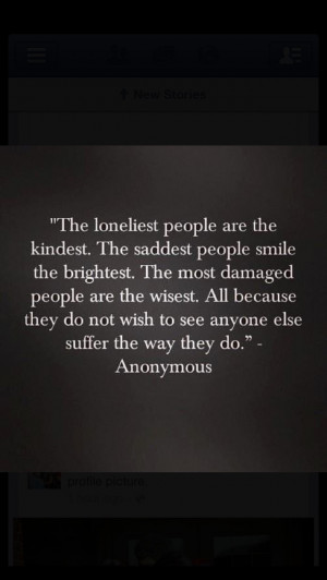 Never assume about people.