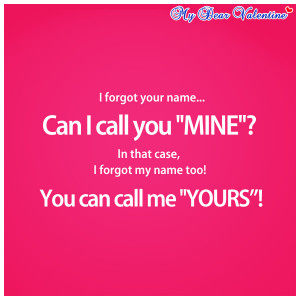 romantic quotes - I forgot your name