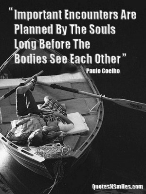 Soulmates paolo coelho picture quote