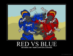 Red Vs Blue by derpy11