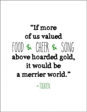 JRR Tolkien The Hobbit literary quote typography print. Gandalf Lord ...