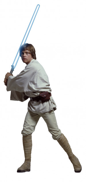 ... Popular Characters Star Wars Star Wars Luke Skywalker Giant Sticker