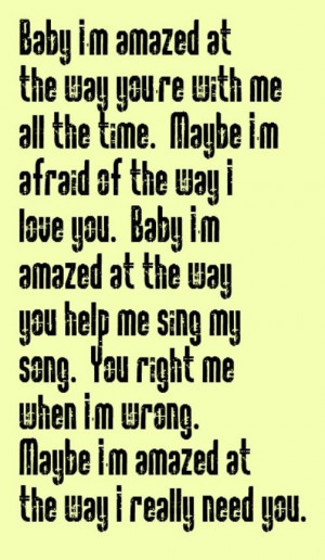 Paul McCartney - Maybe I'm Amazed - song lyrics, music lyrics, song ...