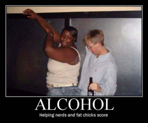 Alcohol helps