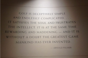 At the World Golf Hall of Fame, St. Augustine FL: