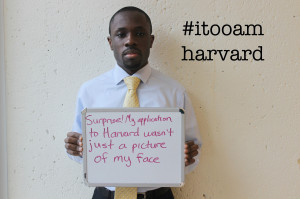 Ummm… getting into Harvard based upon Affirmative Action alone ...