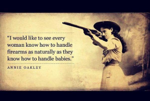 Annie Oakley on Guns