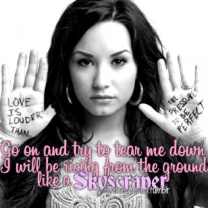 demi lovato quotes about strength